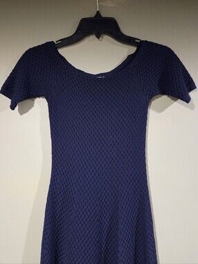SALE Michael Kors Navy Maxi Dress with Short Sleeves
